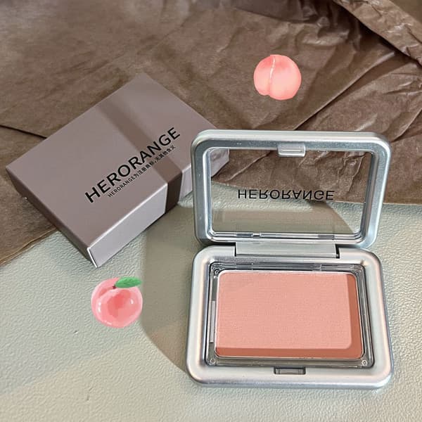 Kindrouge Matt Rouge Bakad Pressad Pudderbas Makeup Roug A2