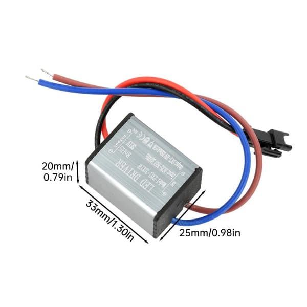 LED-drivdon Ballast AC85-265V 1-24W 250MA Adapter Transformator Li A3