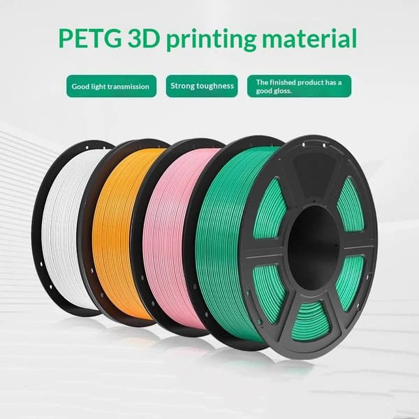 PETG 3D-utskriftfilament Høy seighet God lystransmisjon Orange