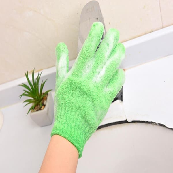 2 stk/par eksfolierende badehanske dusjskrubb kroppsmaske A4