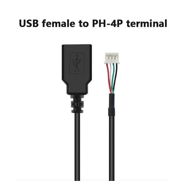 1Pc USB til 4P kabel 4P hun til USB 2.0 terminal data hun/ 1pc