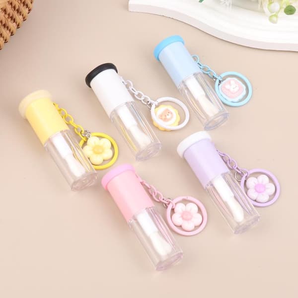 Klare Lipgloss-tuber, påfyllbare, tomme glasur-lipglossbeholdere Blue