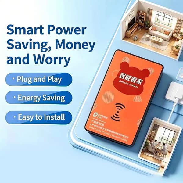 Adapter Strømsparingsboks Strømspar Smart Elektrisk Energi US