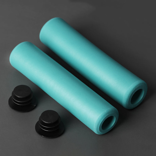 1pari silikonipyöräilykahvat ulkokäyttöön MTB-maastopyörä Blue
