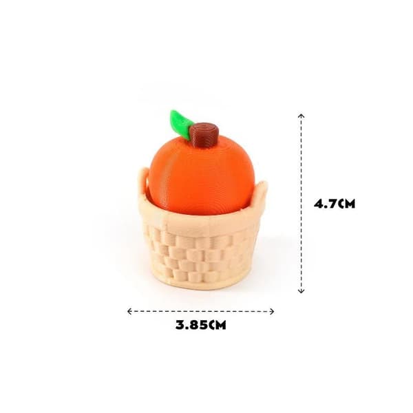 Kreativitet 3D-printade e Fruktformade Fidget Clicker Leksaker F