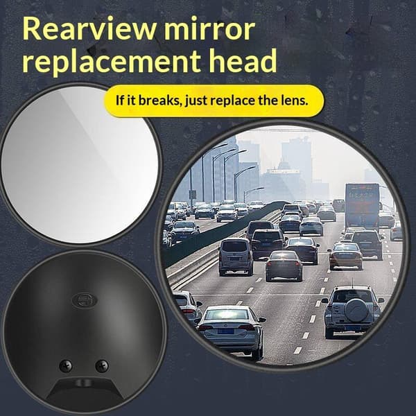 Motorcykelspeglar Universal Styre Motorcykel Backspegel 2pcs plane mirror