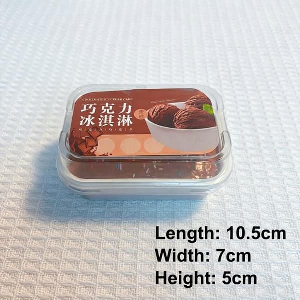 1 stk. Squishy simuleret islagkage langsomt stigende fidget-legetøj chocolate