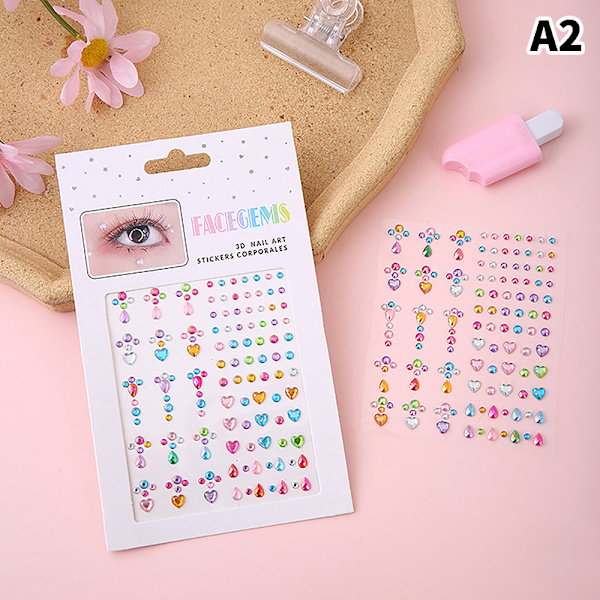 Face Gems Eye Jewels Festival Body Crystal Make Up Tarra Dia A2