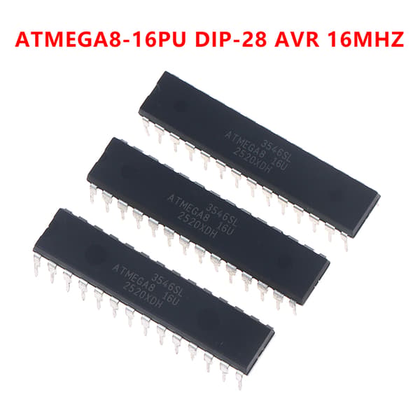 1/3 st ATMEGA8-16PU 8-bitars mikrokontroller IC 16MHz för utveckling 1pc