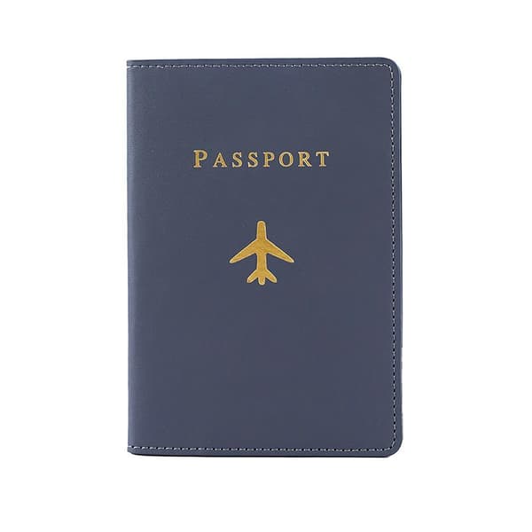 Vanntett passholderdeksel Reise PU-skinnkreditt A2