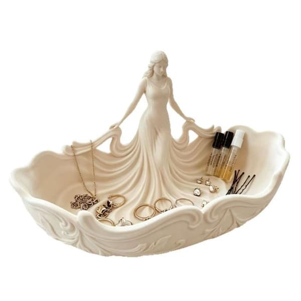 Perfekt Elegant Statueformet Smykkeoppbevaringsbrett for Entré