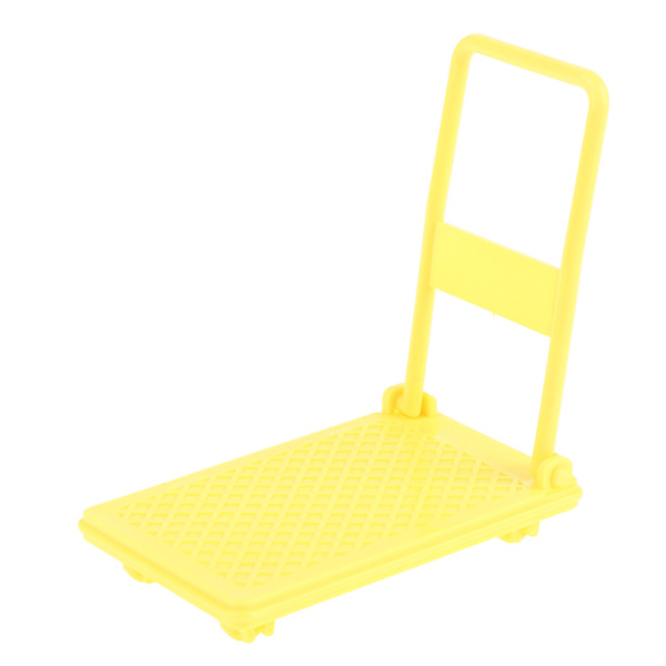 1/12 Dollhouse Mini Platform Cart Shopping Accessories Supermarked Black