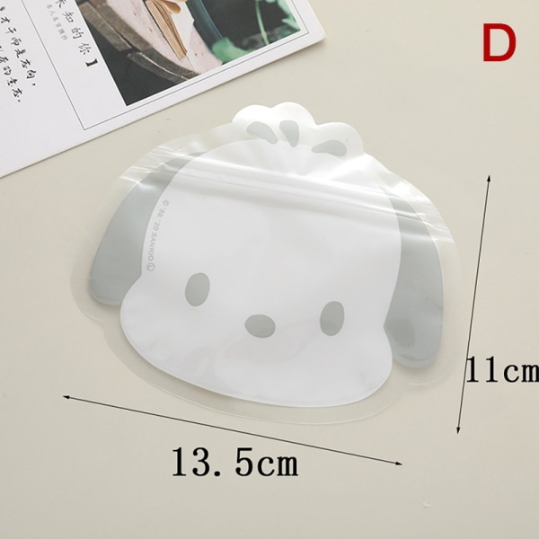 10 stk Ziplock Bag e Candy Cookie Emballasje Poser Gaveinnpakning D