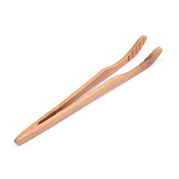 1 stk Te Bambus Utensil Tongs Tea Wooden Tea Clip Toast Tea Twe