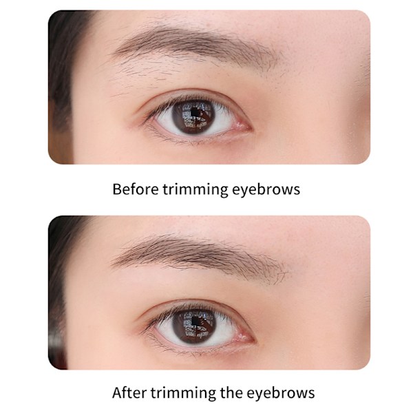 1st Ögonbrynstrimmer Blade Shaping Eye Brow Face Razor Hair Re Black