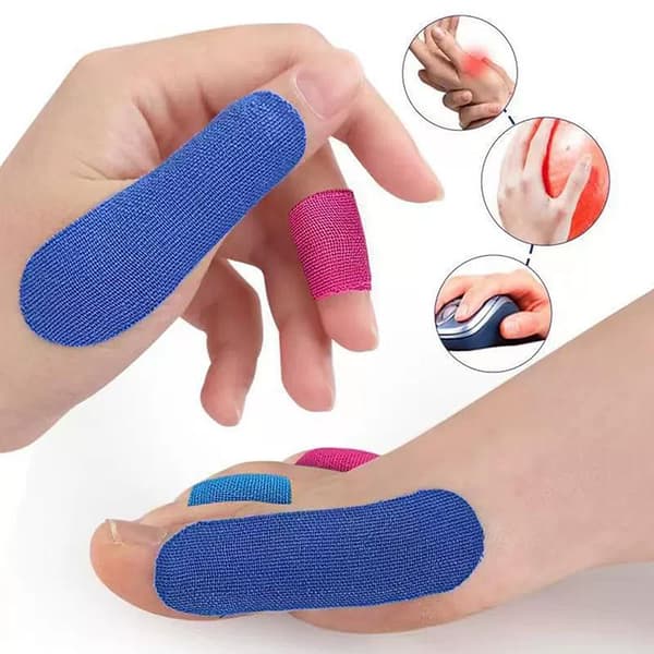 10 st elastisk sportfingertejp bowling tumstöd A2