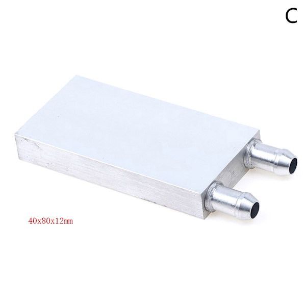 Primært aluminium vannkjøleblokk varmeavledersystem for PC La 40x80x12MM