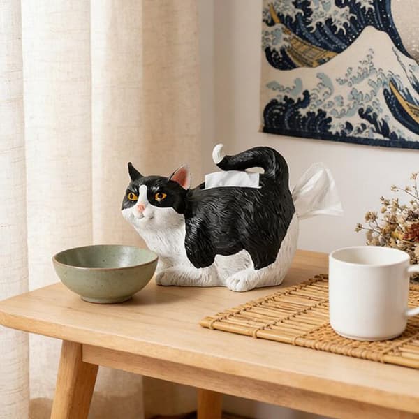 Dekorativ Katte-Servietholder StyleA