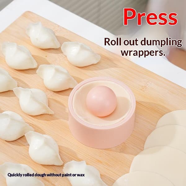 Dumpling Skin Maker Deigpresse Innpakningsform Rundformet Crea