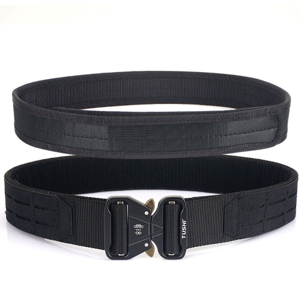 Tactical 2 Inch Combat Belt Quick Release Spänne MOLLE Jakt A L