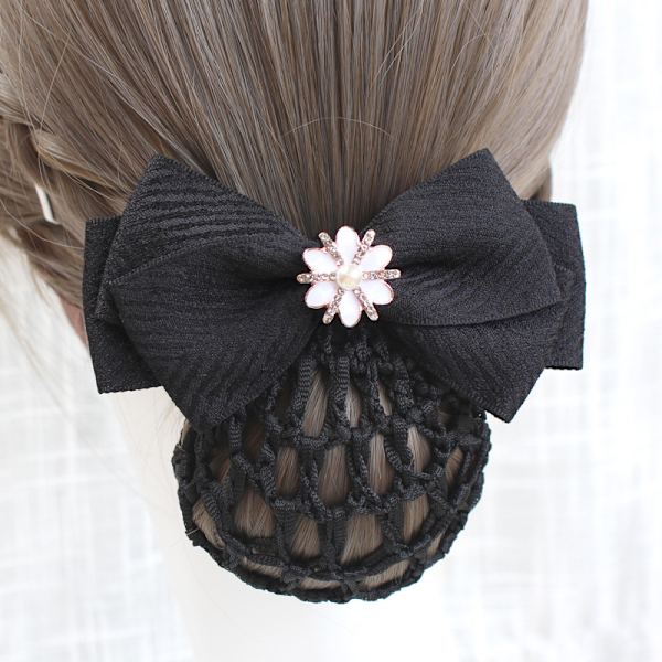 Ammattimainen Head Flower Hotel Nurse Bank Lady Net Bag Stewarde A8
