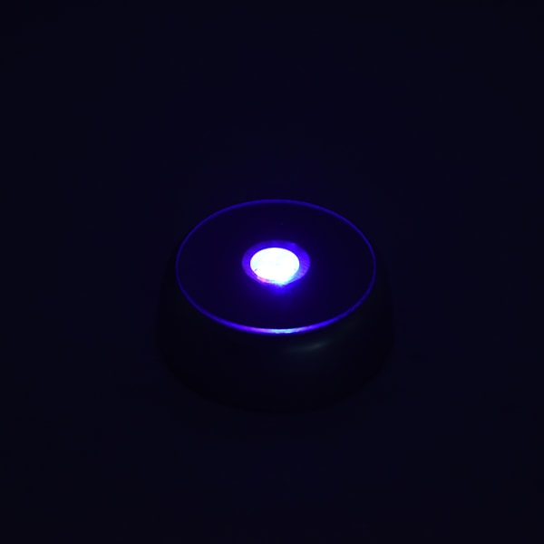 Stativhållare för 4 LED runda lysande ljusbas Multicolor