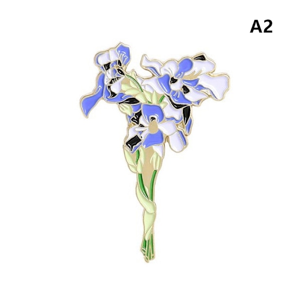 rintaneula Rintanappi Van Gogh Auringonkukka Iris Rintaneula Kukka Hattu Pin M A2