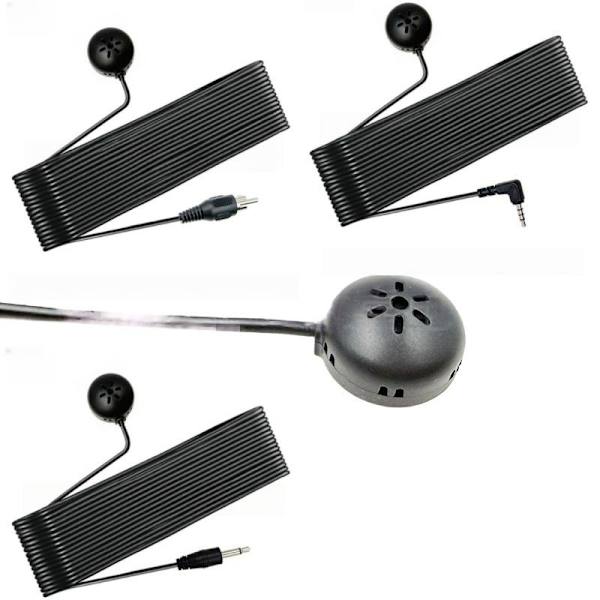 1 stk Mini 3,5 mm kablet mikrofon til bilstereo håndfri mikrofon 3 section plug