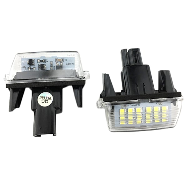 2 STK Hvide LED nummerpladelys til Toyota Camry Yaris