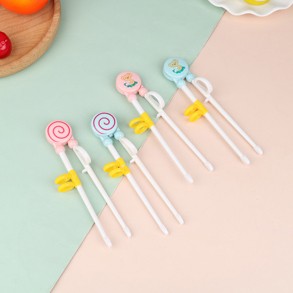 1 Par pinner Plast For Kids Cartoon Learning Sticks Training F