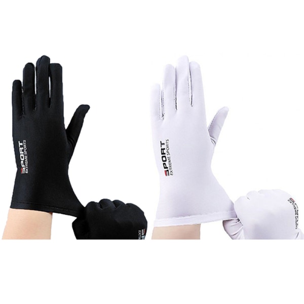 Sommarhandskar Herr Ice Silk Sun Proction Körhandske Fiske F Black