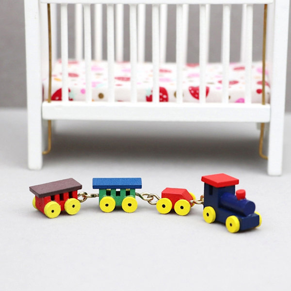 1:12 Dockhus Miniatyr tågprydnad Hemmodell Dekor Kid Pr