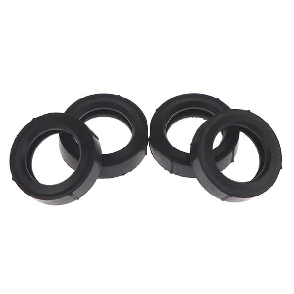 4/8PCS Gummitätningspackningar för väggmonterad pannplåtskanal 4PCS