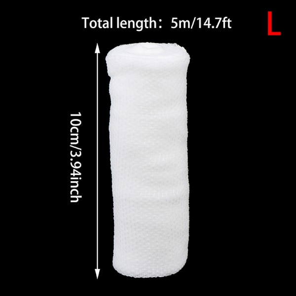 4,5 m lång gasbinda rulle bandage steril stretch tejp första hjälpen 10cm x 4.5m