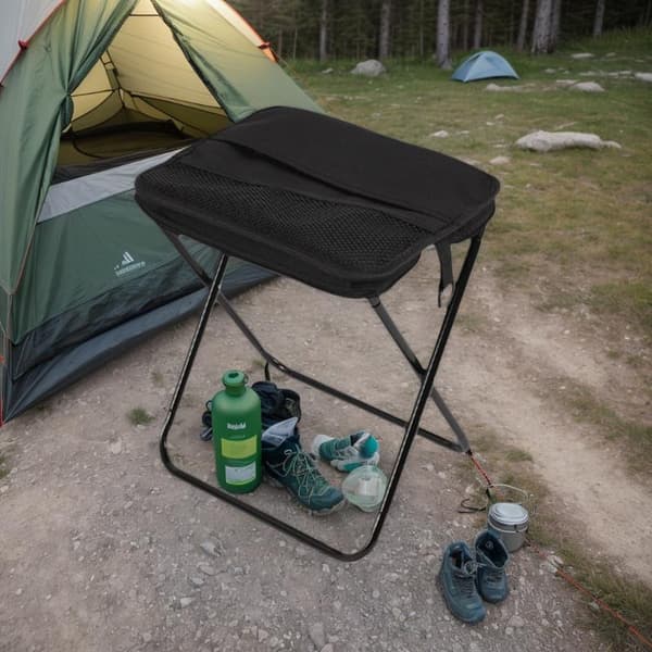 Fällbar pall Attraktiv design Kompakt fällbar storlek Lättvikt 1