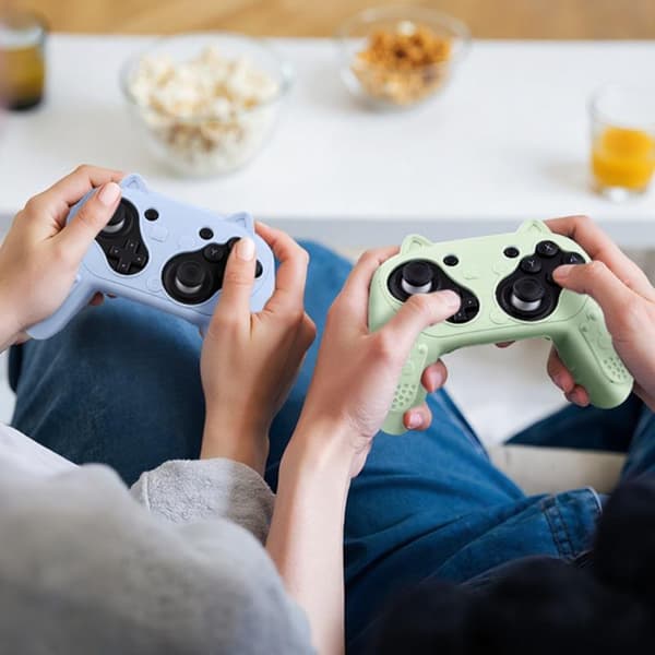 Silikonskyddsfodral för Switch 2 Pro-kontroller med tumgrepp A10