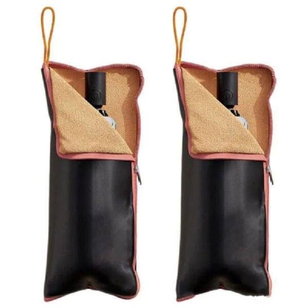 Mikrofiberparaply Stark vattenabsorption Förvaringsväska Vikbar A3