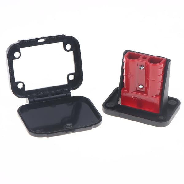 1 sett 50A batteriladekontaktsett hurtigplugg bilbatteri Red B