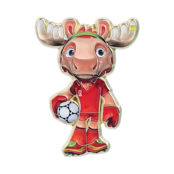 VM 2026 Maskot Emaljestifter til Fodboldfans Samling Ba C