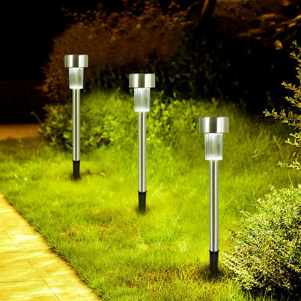 Solar Lamp Powered LED-lys Farverig udendørs regntæt gårdhave warm