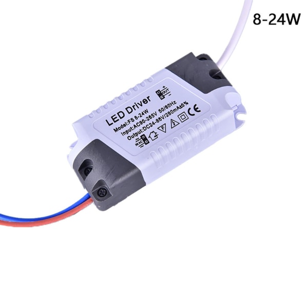 LED-driver 8/12/15/18/21W Strømforsyning Dimbar transformator 8-24W