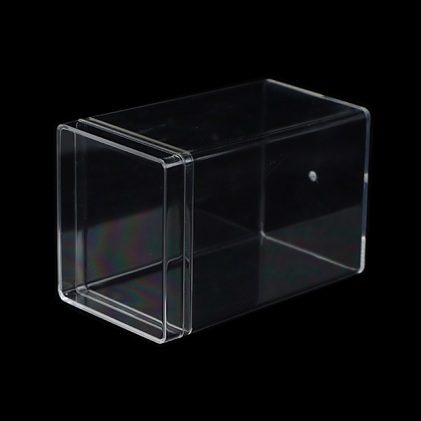 Rektangulär plastbox Biscuit godis docka Presentförpackningslåda T Transparent