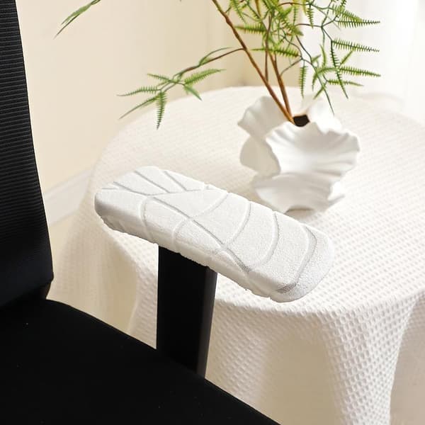 2 st kontorsstol armstödsskydd roterande stol armskydd C Coffee 2PCS