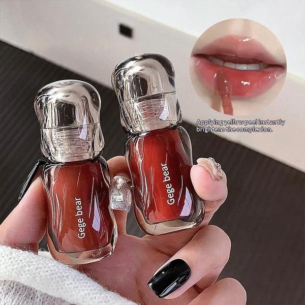 Krystallklar Lipgloss Hydrerende Vann Flytende Leppestift Lett Le 5