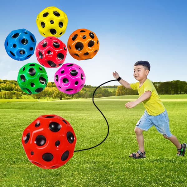 Håndledsretur Bold Pladsbold Sport Håndledsbolde på en streng Rub Orange