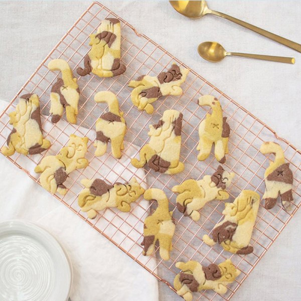 Cat Cookie ters Kitty Butt Form DIY Kex Cookie Form Stamp C