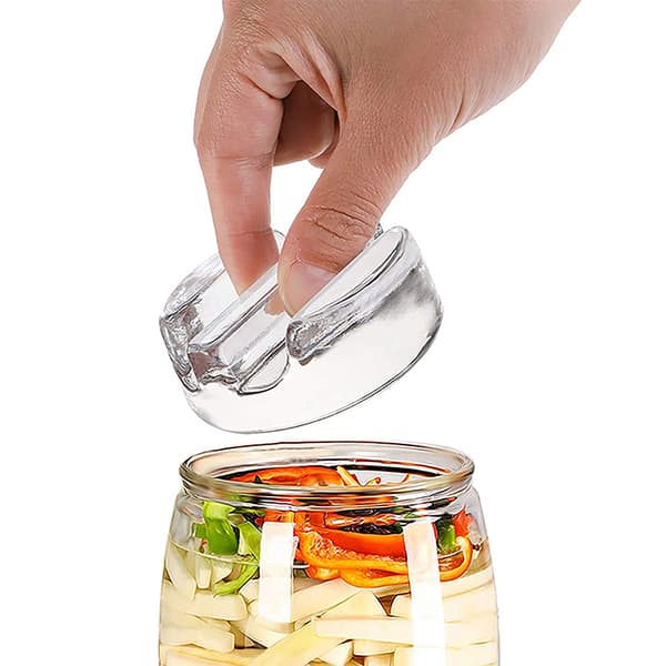 Jäsning Glasvikt med Lättgreppshandtag Glas Fermentin Transparent