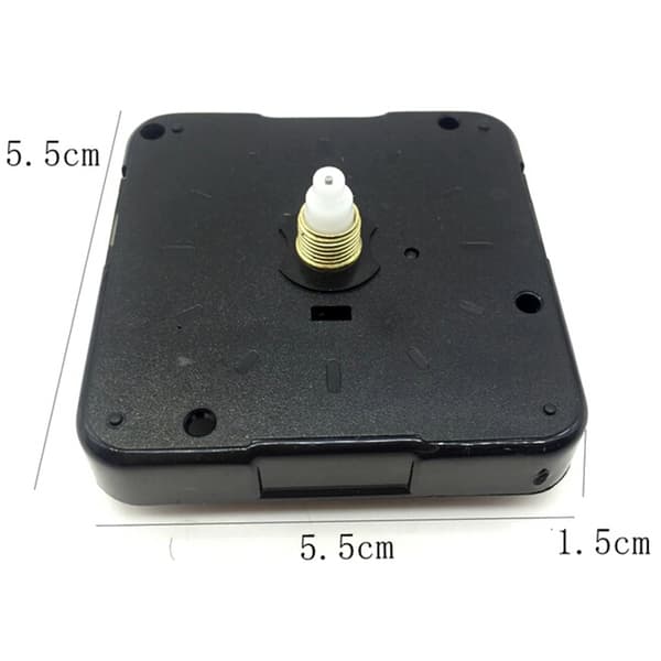 Lang hånd kvarts urverk mekanisme DIY sett batteridrift Red Black