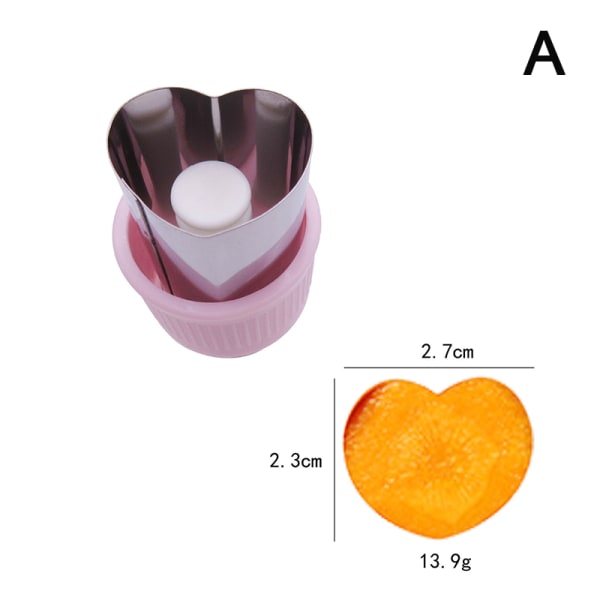 Rostfritt stål Frukt Grönsakspress Mini Cookie Form te A