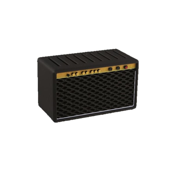 Gitarrplektrumhållare 3D-printad förstärkare Gitarrplektrumhållare Box Organ D
